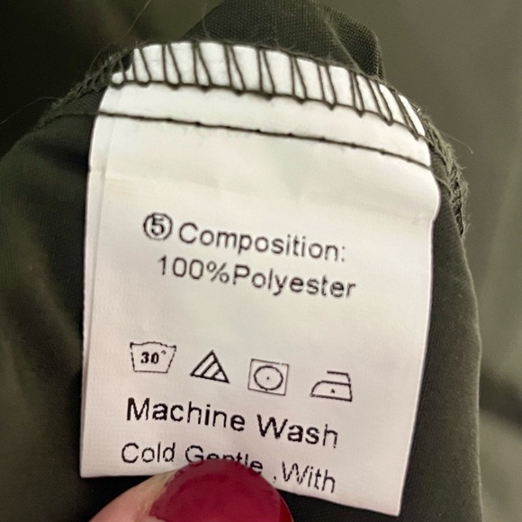 EUC 3X Shein Curve Forest Green Tunic Blouse - Picture 8 of 8